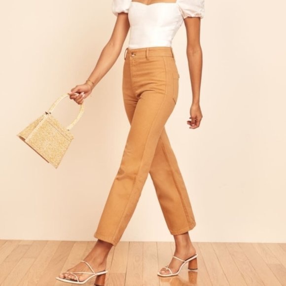 Reformation Pants - Reformation Jeans Marine Jeans, Butterscotch - 28